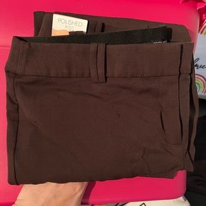 Brown dress pants